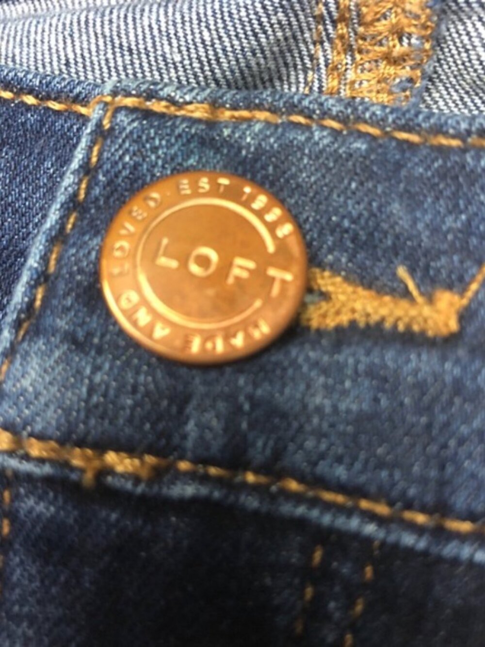 LIKE NEW LOFT HIGH-RISE SKINNY JEANS 0/25x27 ⭐️ - Picture 14 of 14